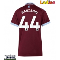 Aston Villa Johan Manzambi #44 Replica Home Shirt Ladies 2026-27 Short Sleeve